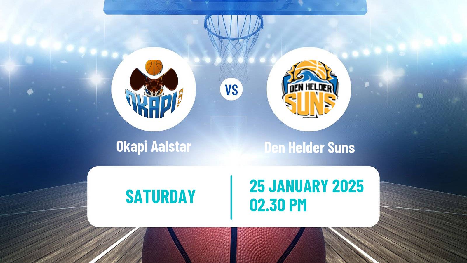 Basketball BNXT League Okapi Aalstar - Den Helder Suns