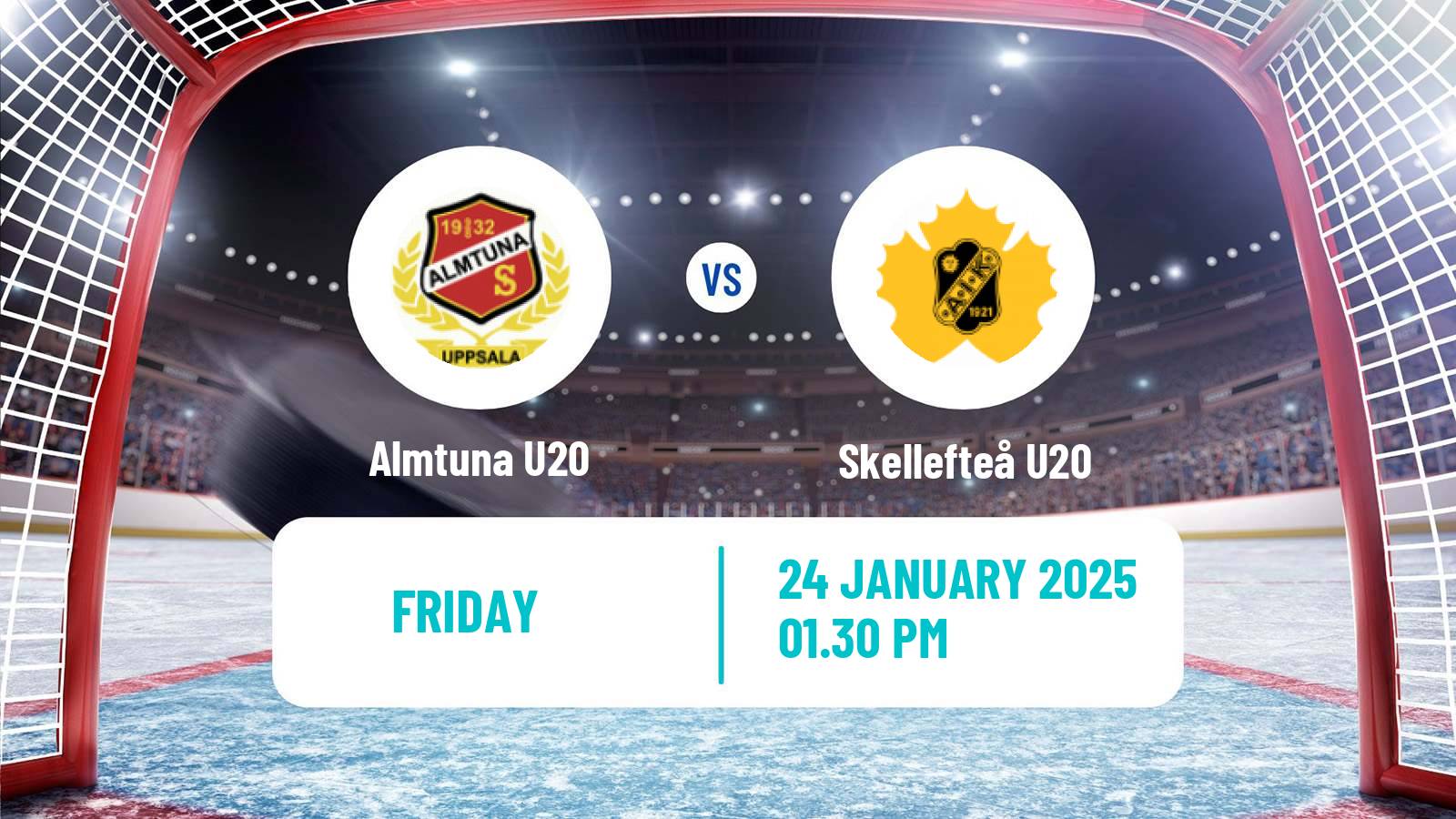 Hockey Swedish Superelit U20 Hockey Almtuna U20 - Skellefteå U20