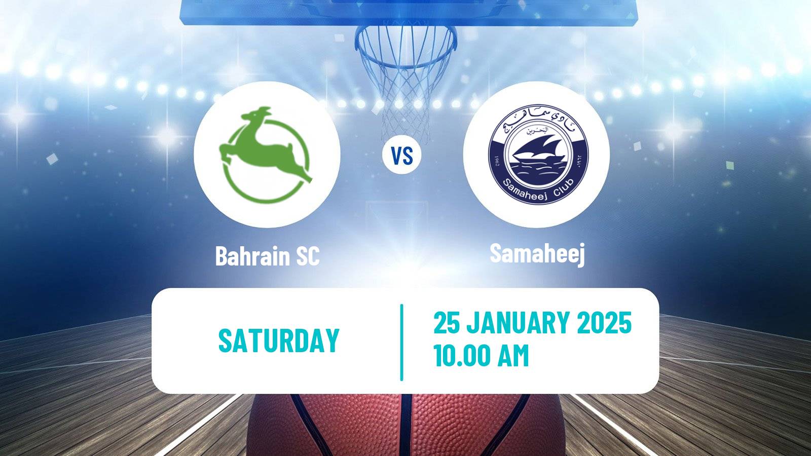 Basketball Bahraini Premier League Basketball Bahrain SC - Samaheej