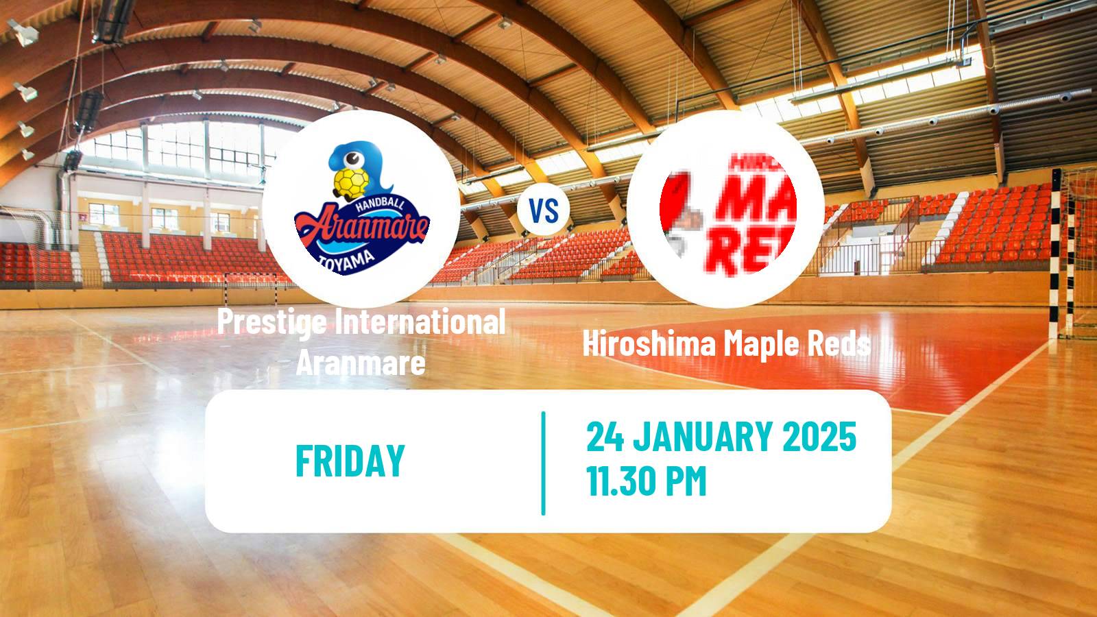 Handball Japan JHL Handball Women Prestige International Aranmare - Hiroshima Maple Reds