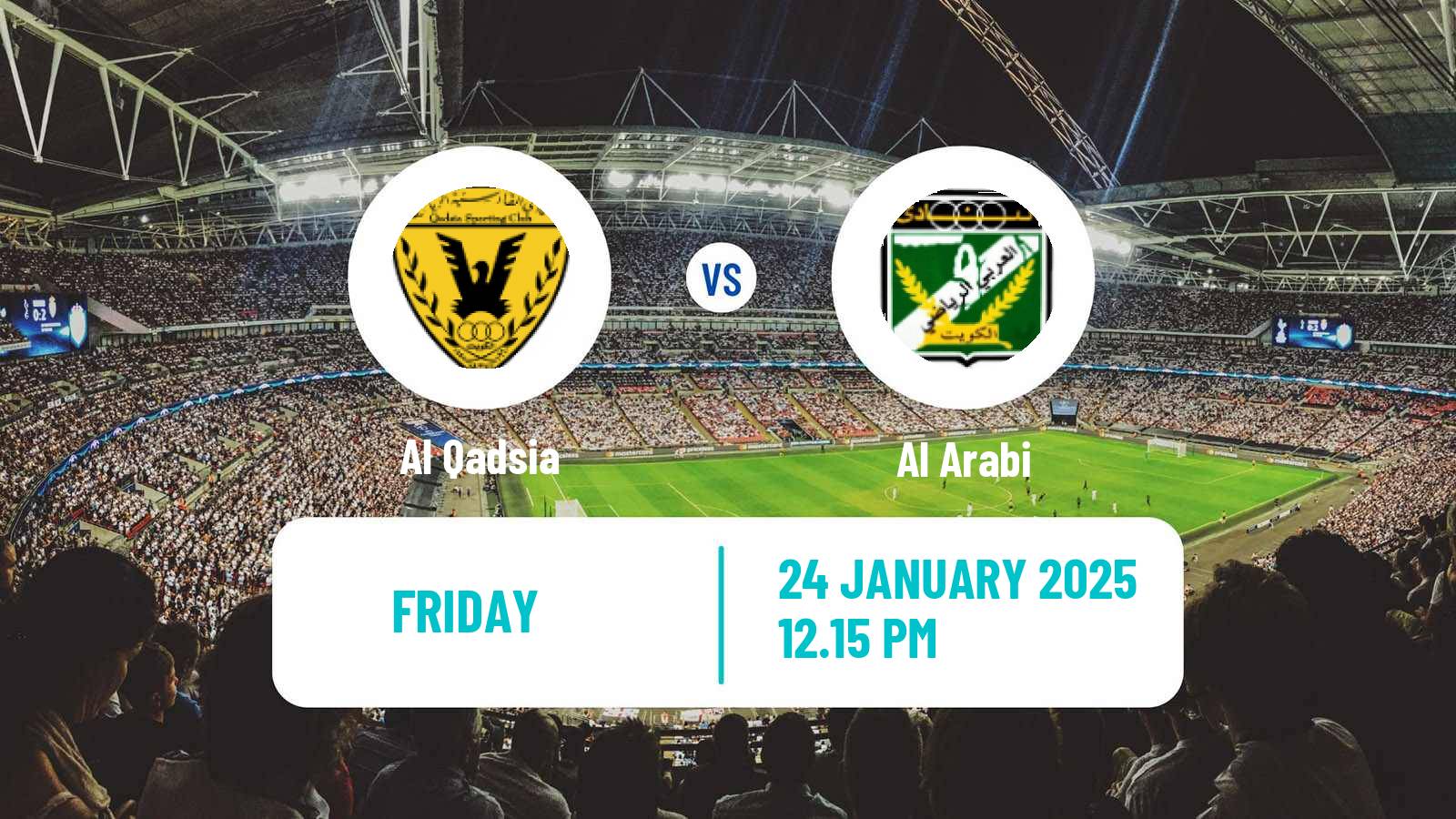 Soccer Kuwaiti Super Cup Al Qadsia - Al Arabi