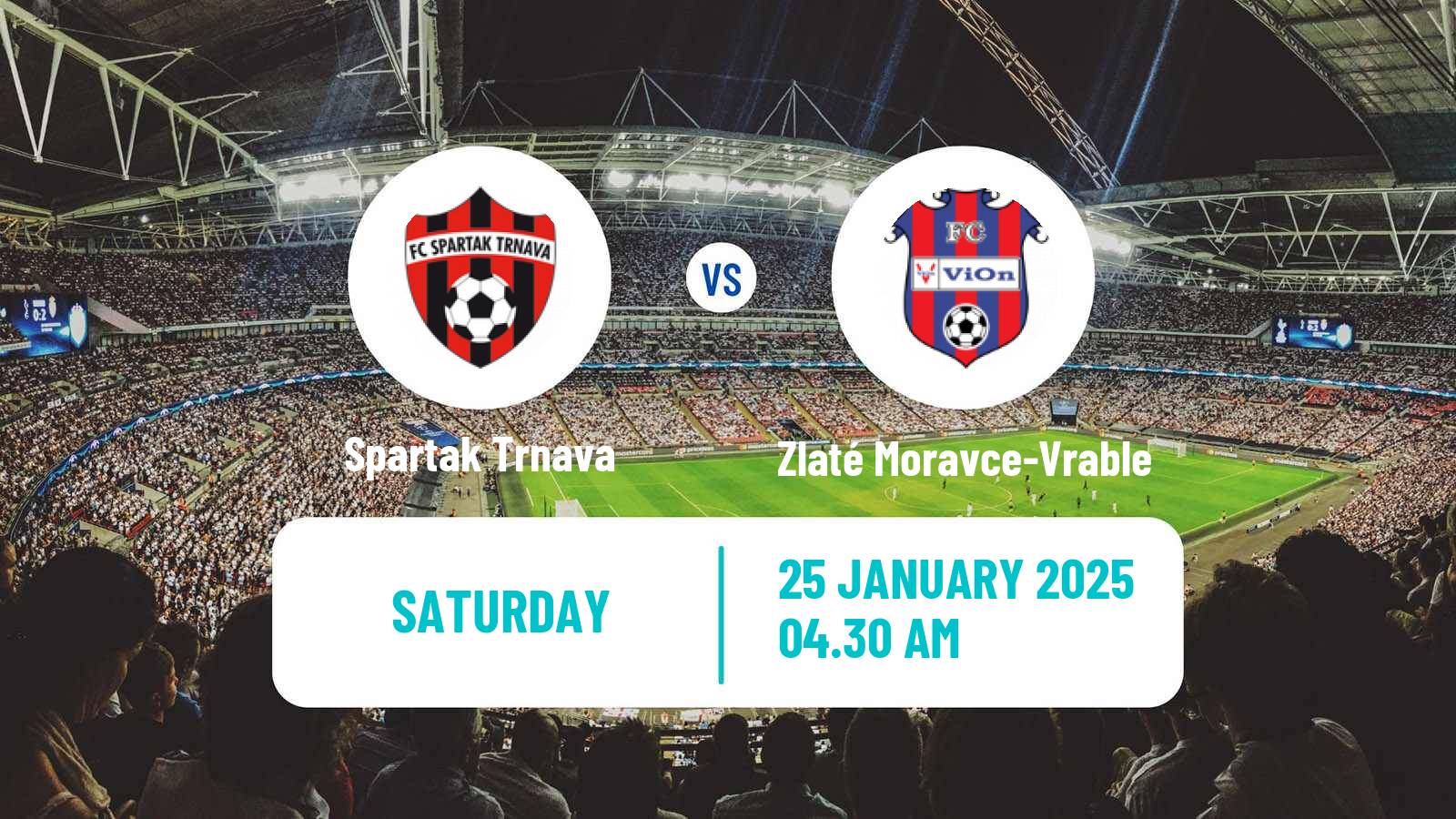 Soccer Czech Tipsport Liga Spartak Trnava - Zlaté Moravce-Vrable