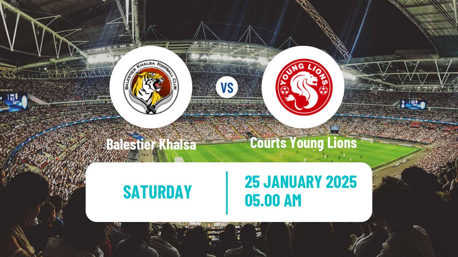 Soccer Singapore Premier League Balestier Khalsa - Courts Young Lions