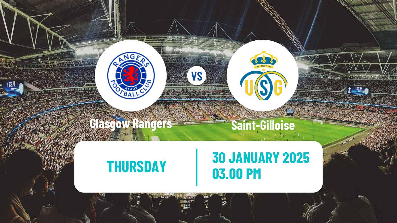 Soccer UEFA Europa League Glasgow Rangers - Saint-Gilloise