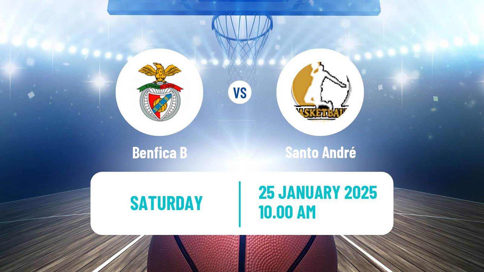 Basketball Portuguese Proliga Basketball Benfica B - Santo André