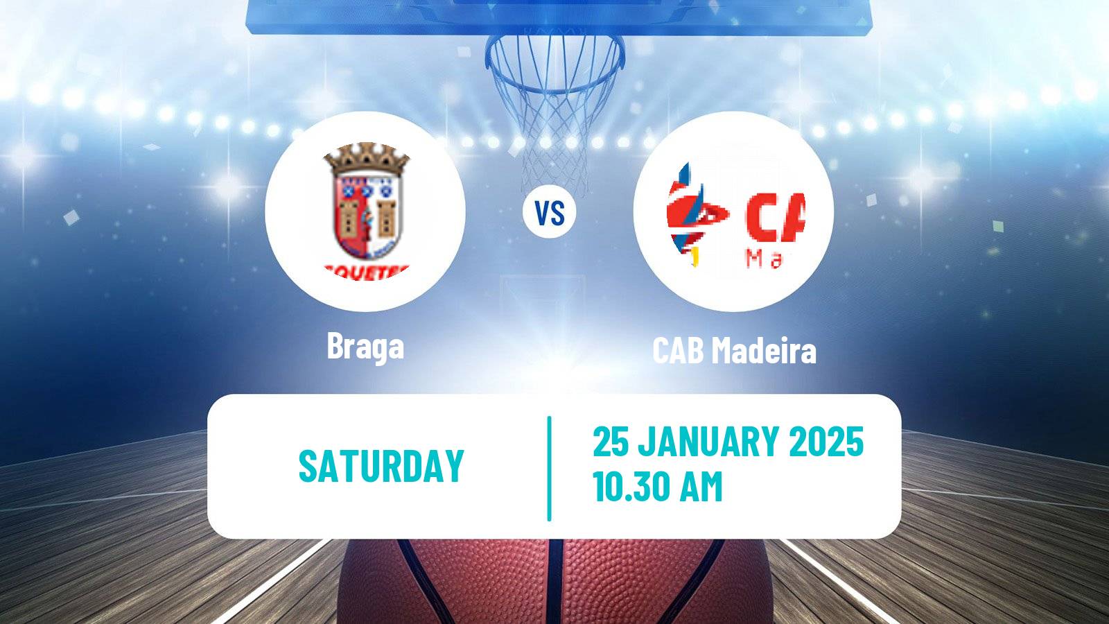 Basketball Portuguese Proliga Basketball Braga - Madeira