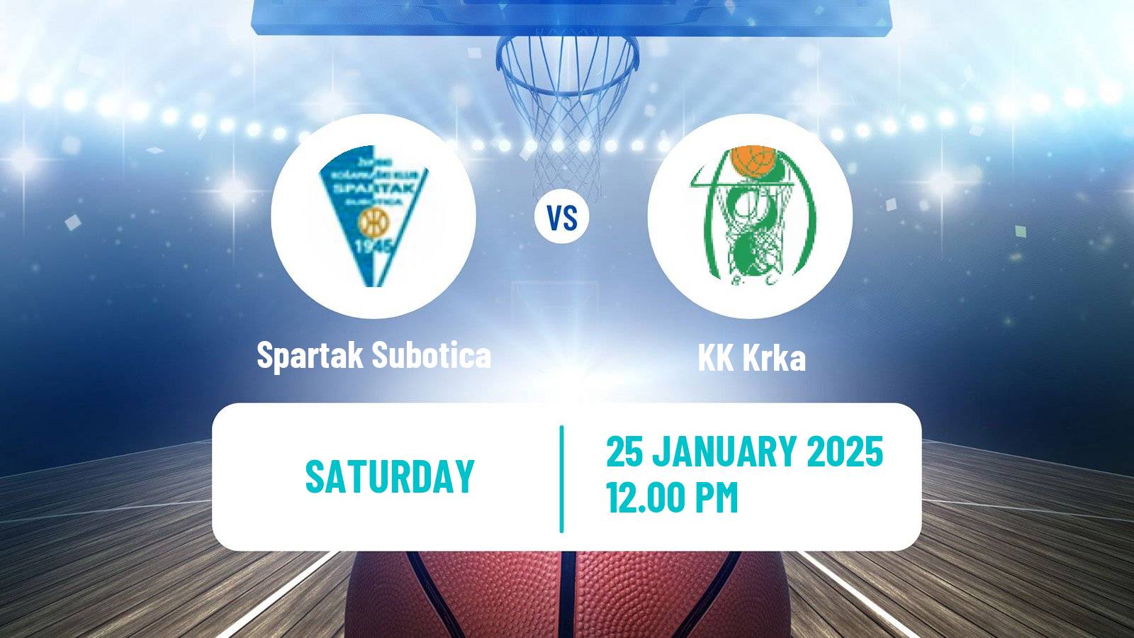 Basketball Adriatic League Spartak Subotica - Krka