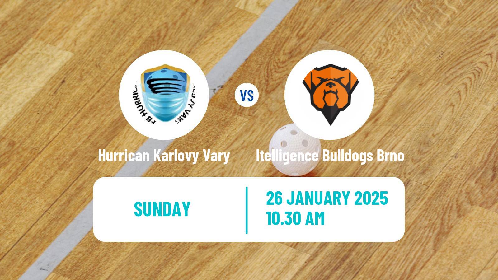 Floorball Czech Superliga Floorball Hurrican Karlovy Vary - Itelligence Bulldogs Brno