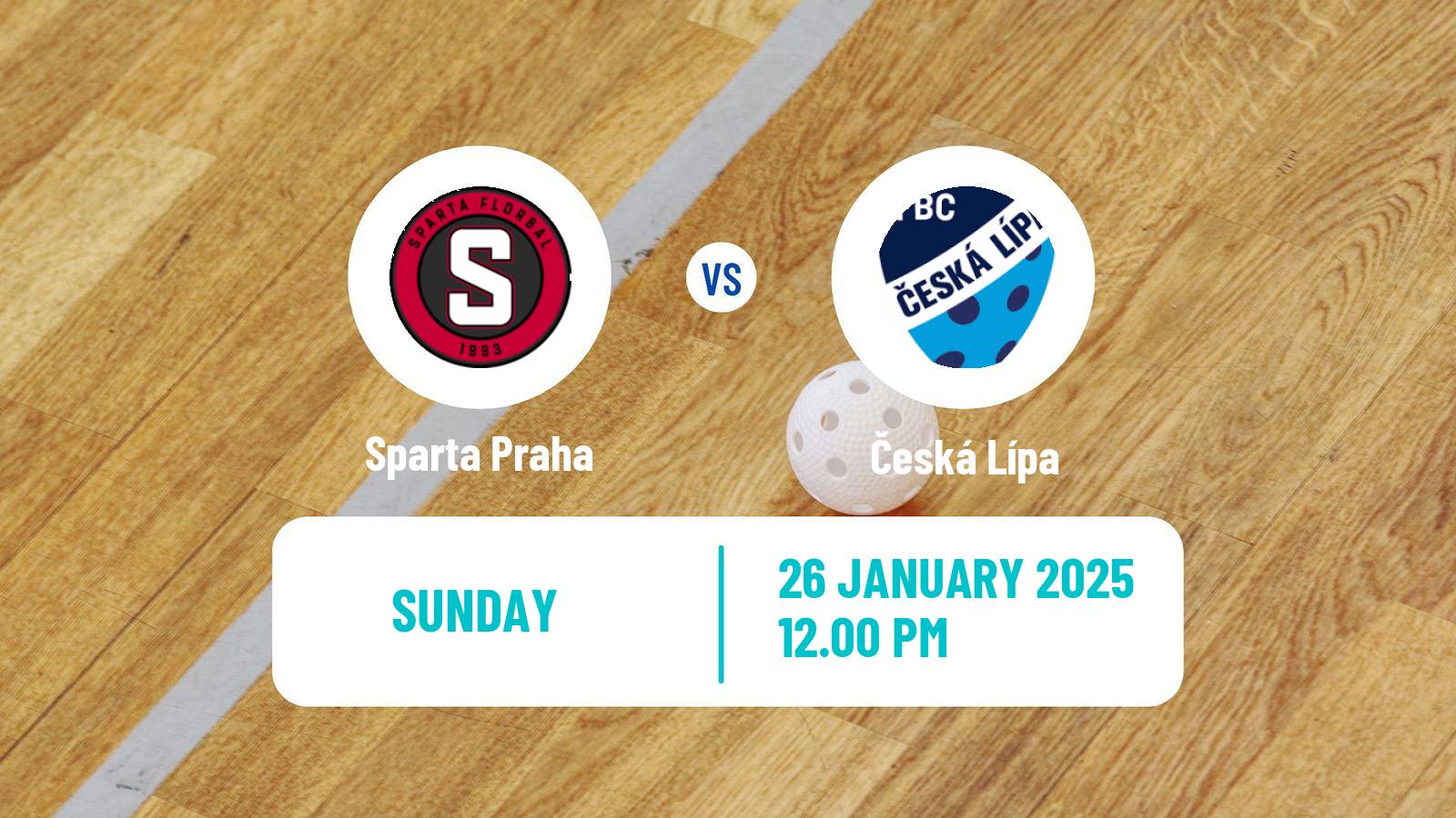 Floorball Czech Superliga Floorball Sparta Praha - Česká Lípa