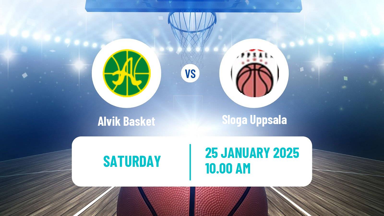 Basketball Swedish Superettan Basketball Alvik - Sloga Uppsala