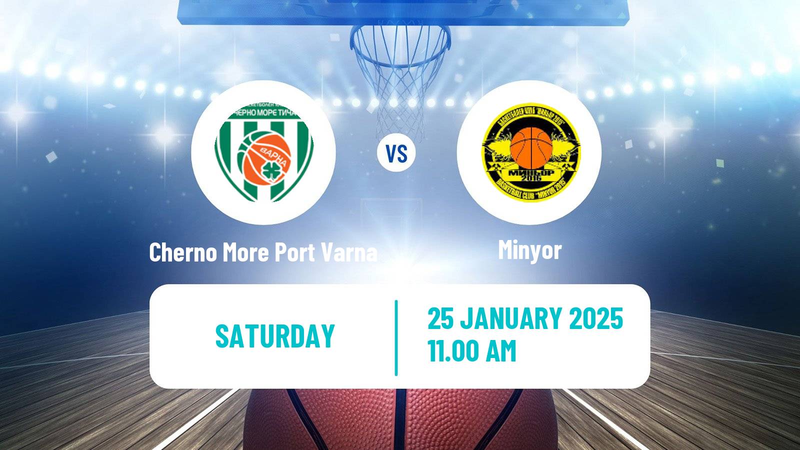 Basketball Bulgarian NBL Cherno More Port Varna - Minyor