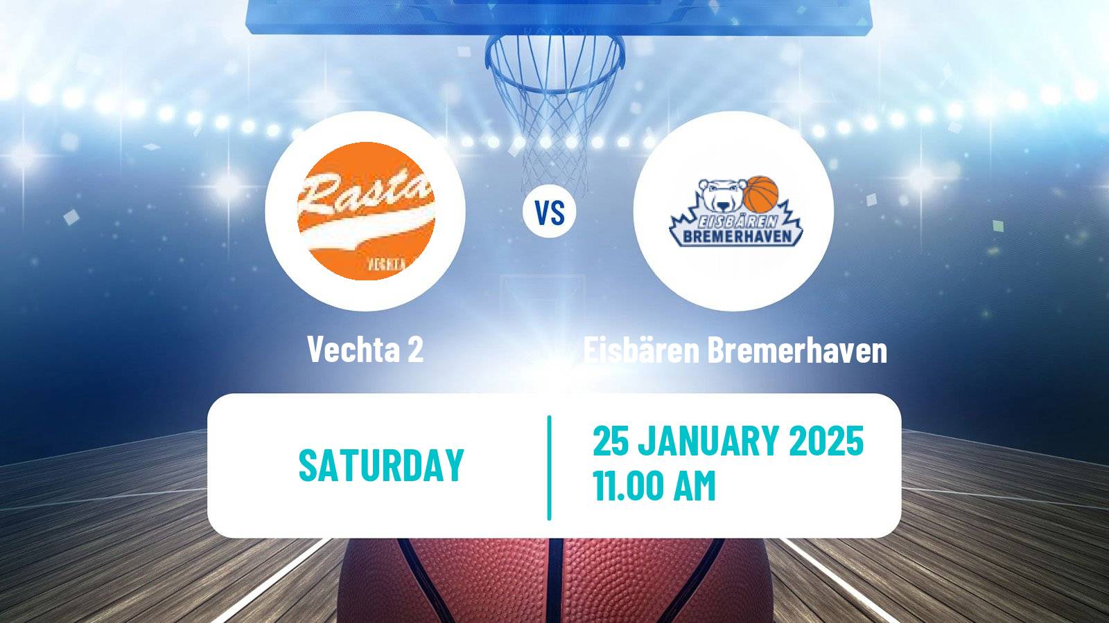 Basketball German Pro A Basketball Vechta 2 - Eisbären Bremerhaven