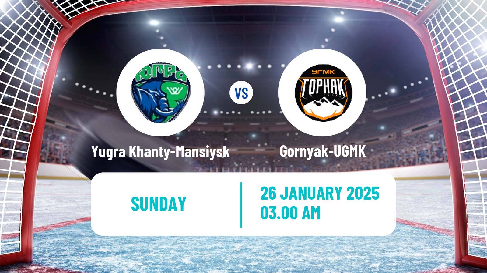 Hockey VHL Yugra Khanty-Mansiysk - Gornyak-UGMK