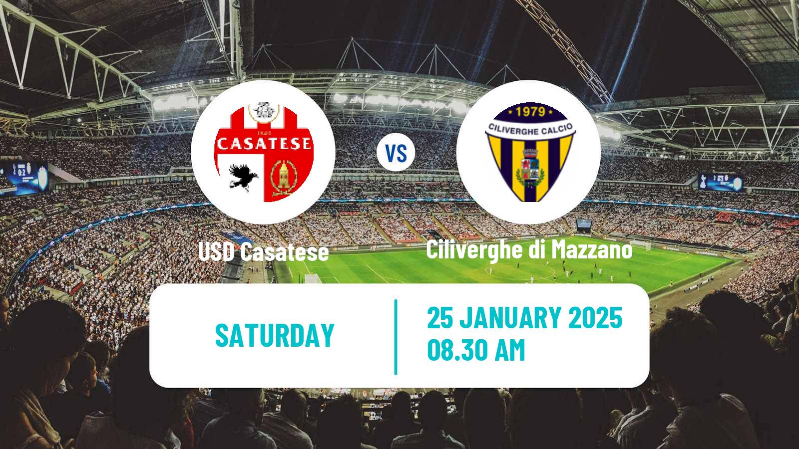 Soccer Italian Serie D - Group B Casatese - Ciliverghe di Mazzano