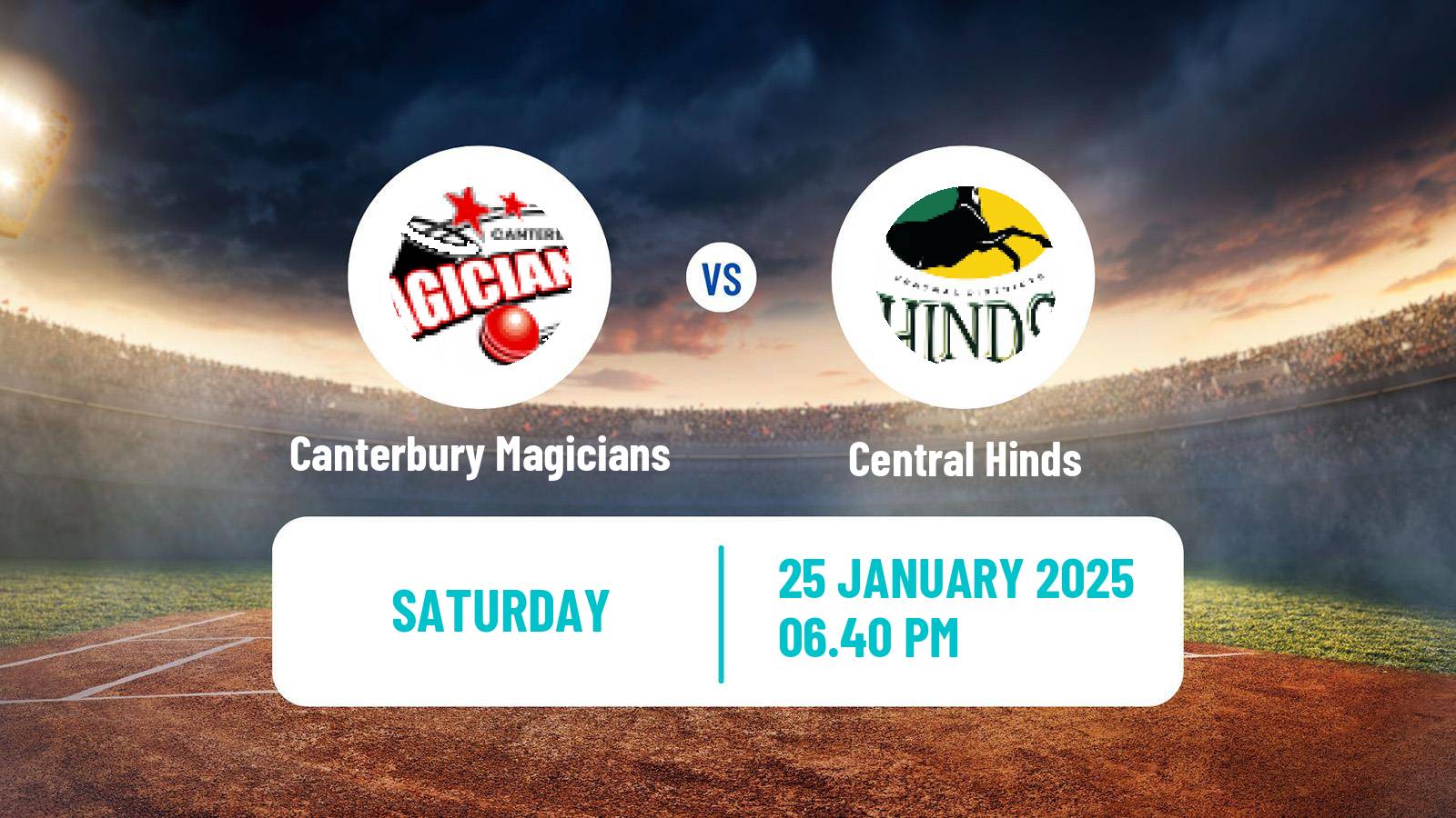 Cricket Super Smash Women Canterbury Magicians - Central Hinds