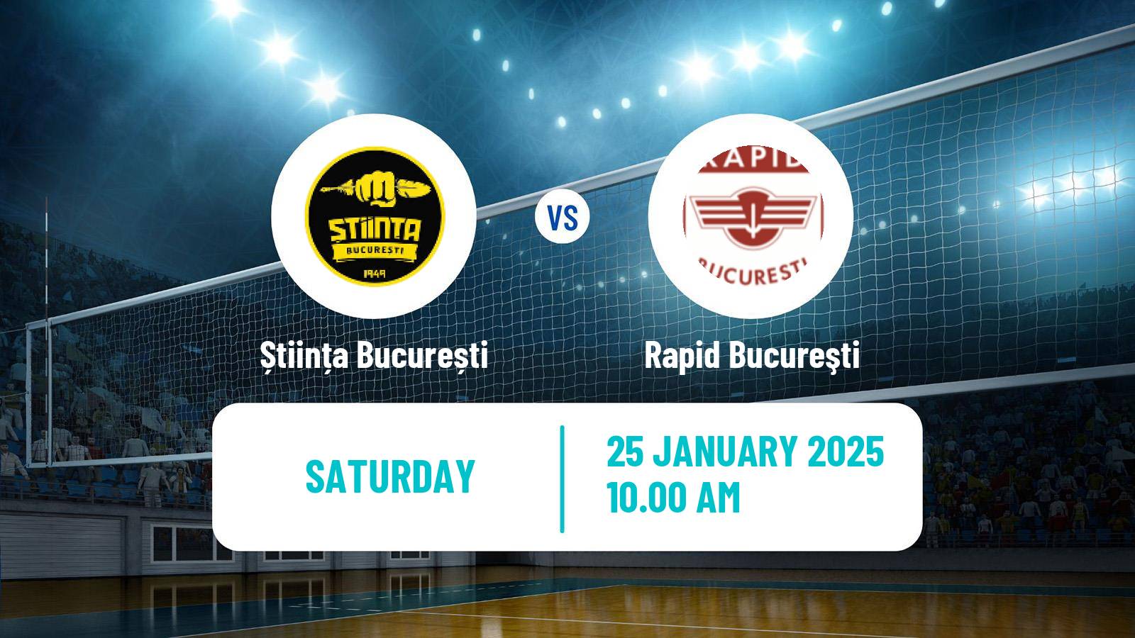 Volleyball Romanian Divizia A1 Volleyball Știința București - Rapid Bucureşti