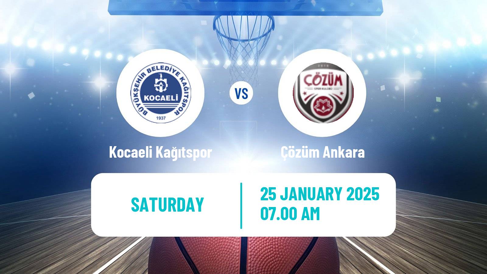 Basketball Turkish TB2L Kocaeli Kağıtspor - Çözüm Ankara