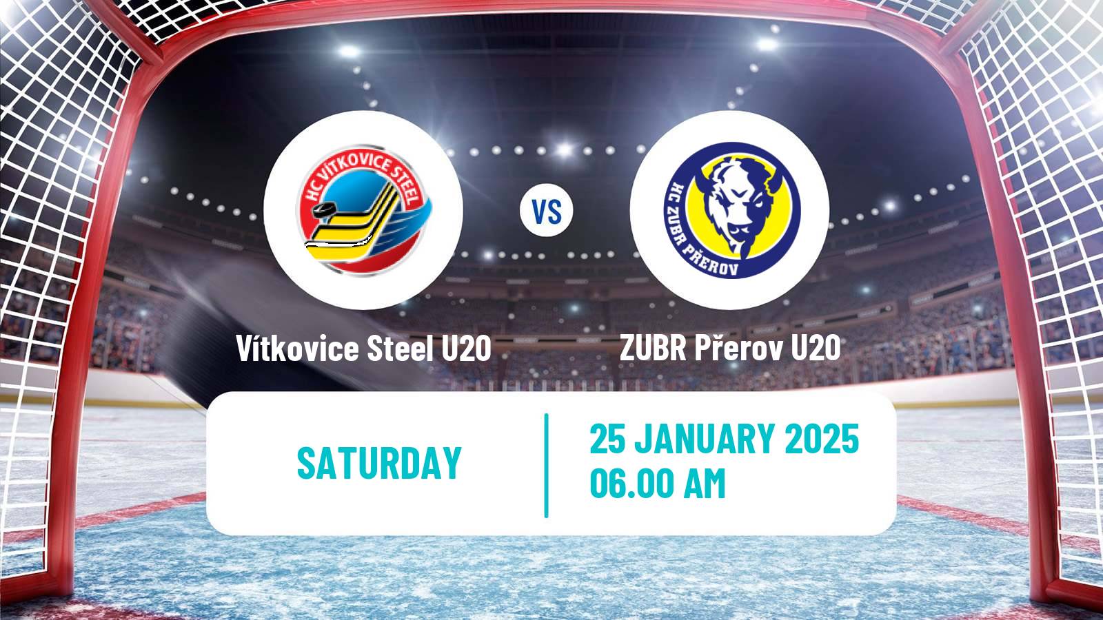 Hockey Czech ELJ Vítkovice Steel U20 - ZUBR Přerov U20