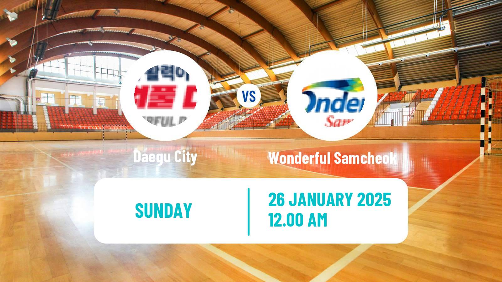 Handball South Korean 1st League Handball Women Daegu City - Wonderful Samcheok