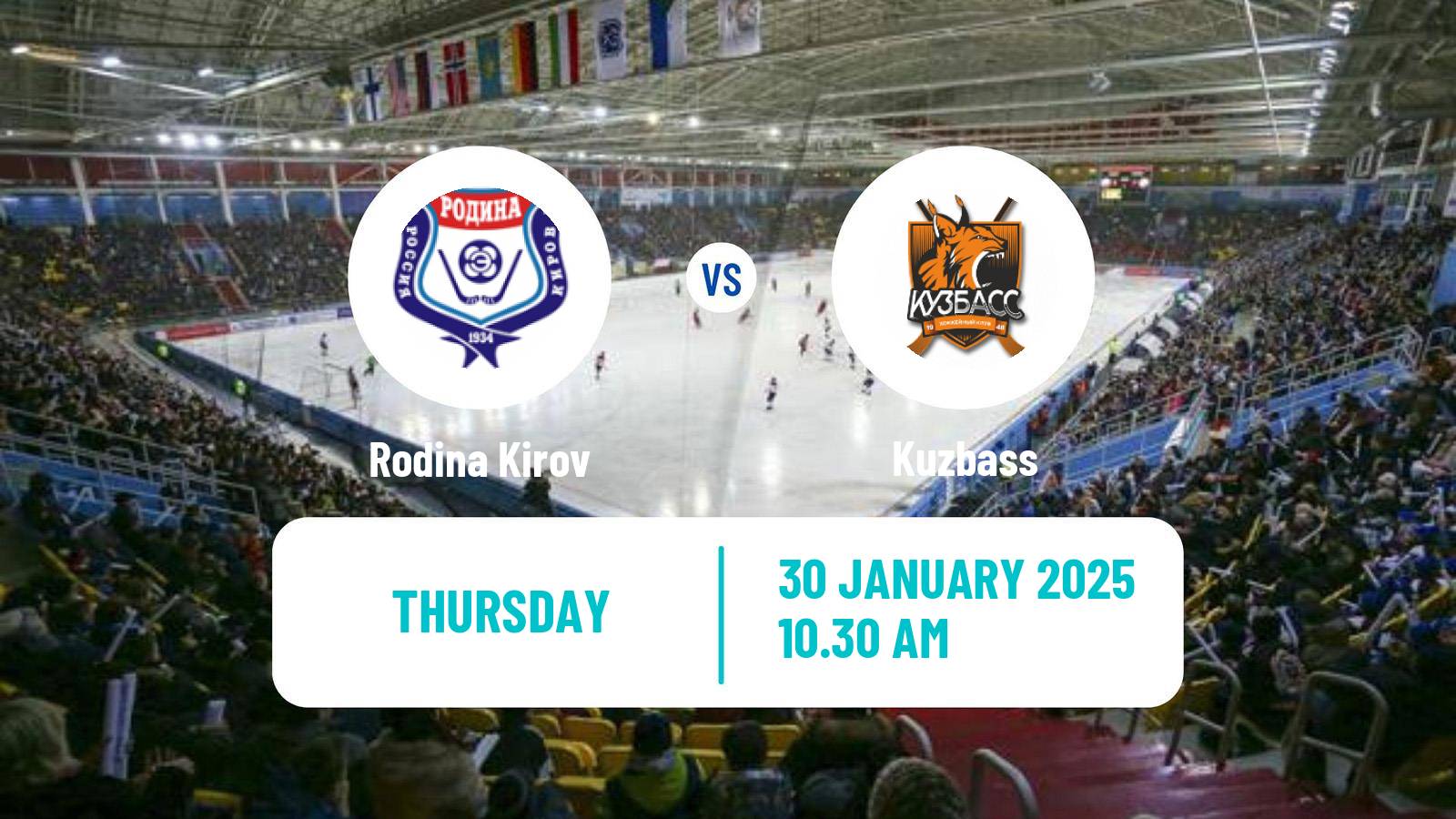 Bandy Russian Super League Bandy Rodina - Kuzbass