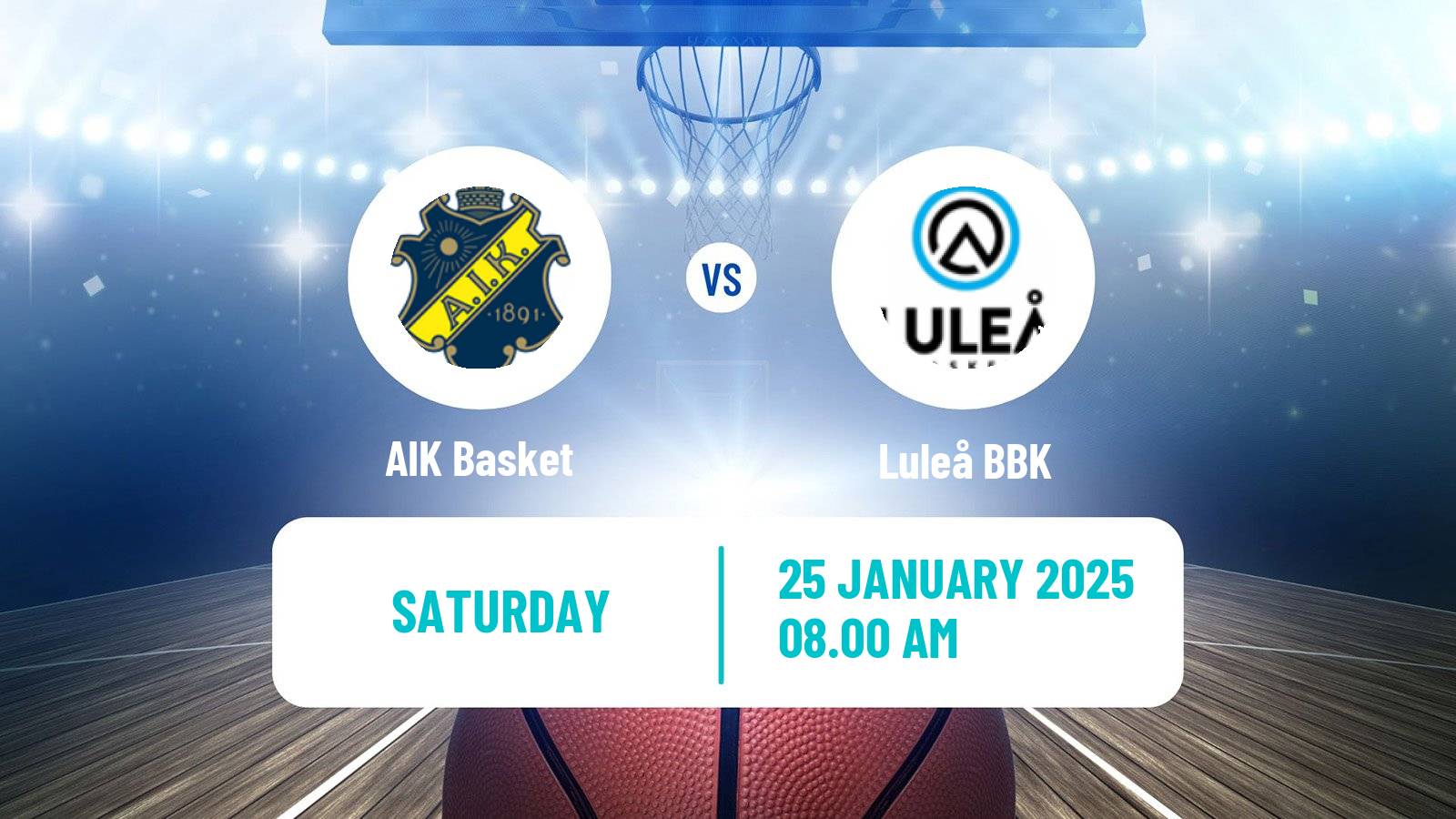 Basketball Swedish Basketligan Women AIK Basket - Luleå