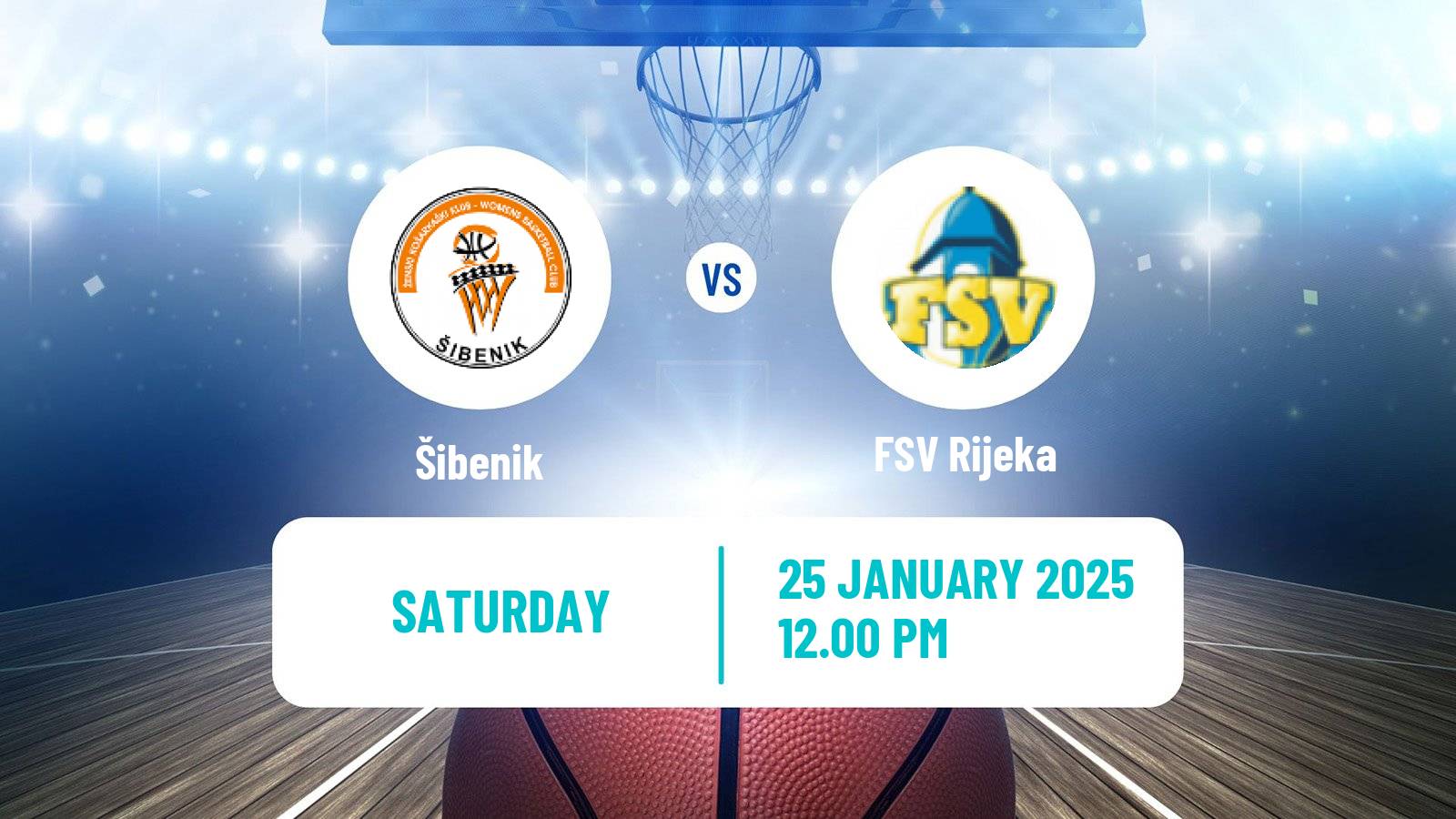 Basketball Croatian Premijer Liga Basketball Women Šibenik - FSV Rijeka