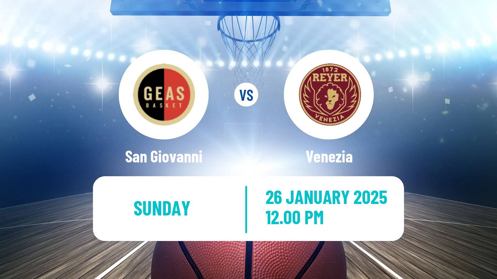 Basketball Italian Serie A1 Basketball Women San Giovanni - Venezia