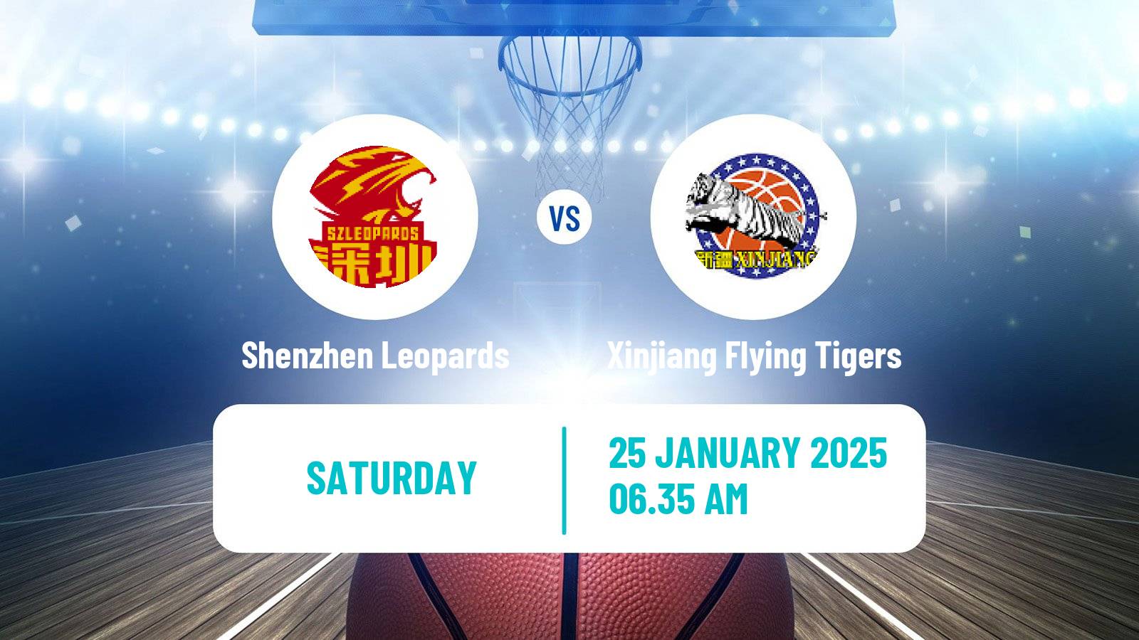 Basketball CBA Shenzhen Leopards - Xinjiang Flying Tigers