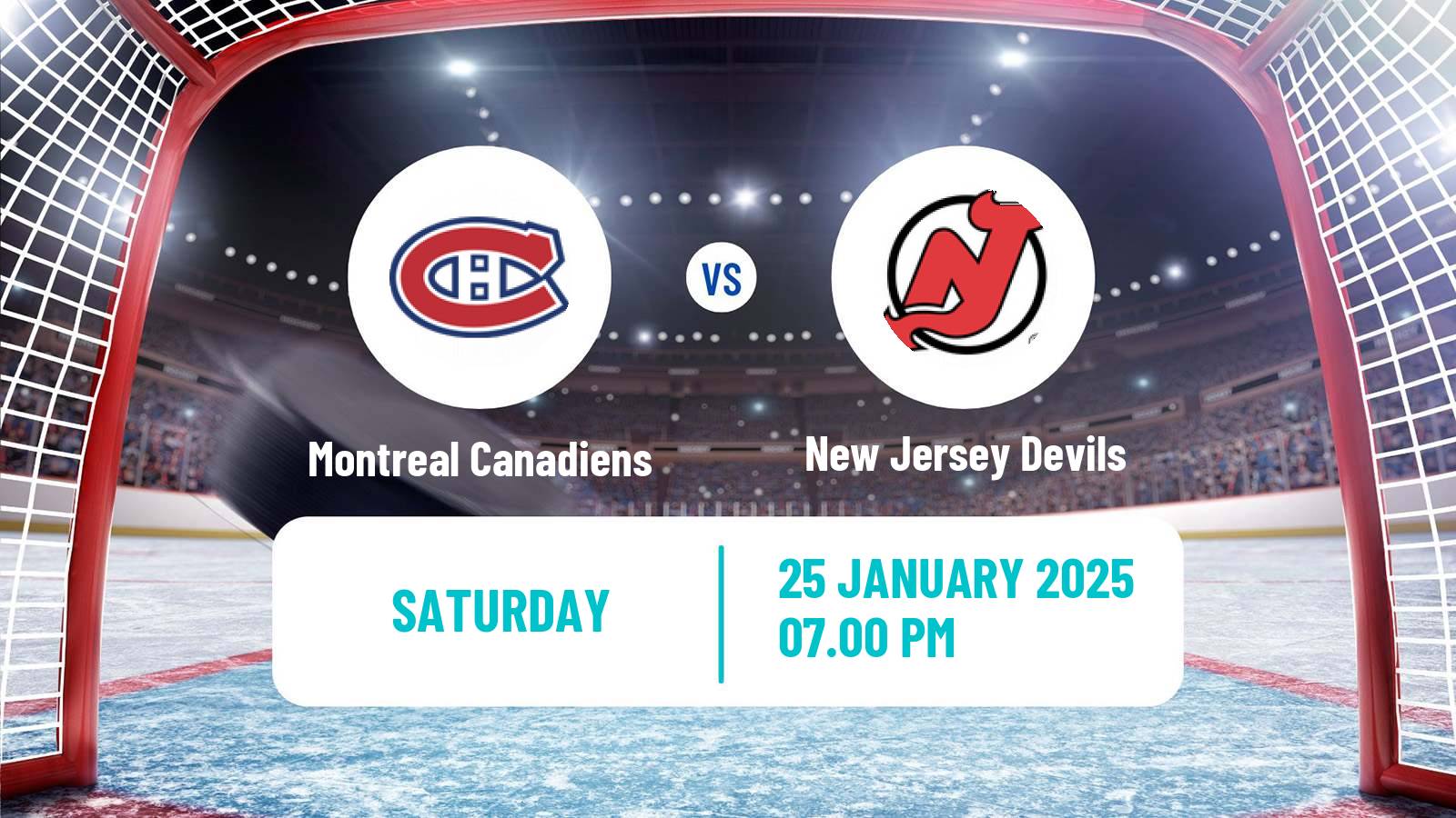 Hockey NHL Montreal Canadiens - New Jersey Devils