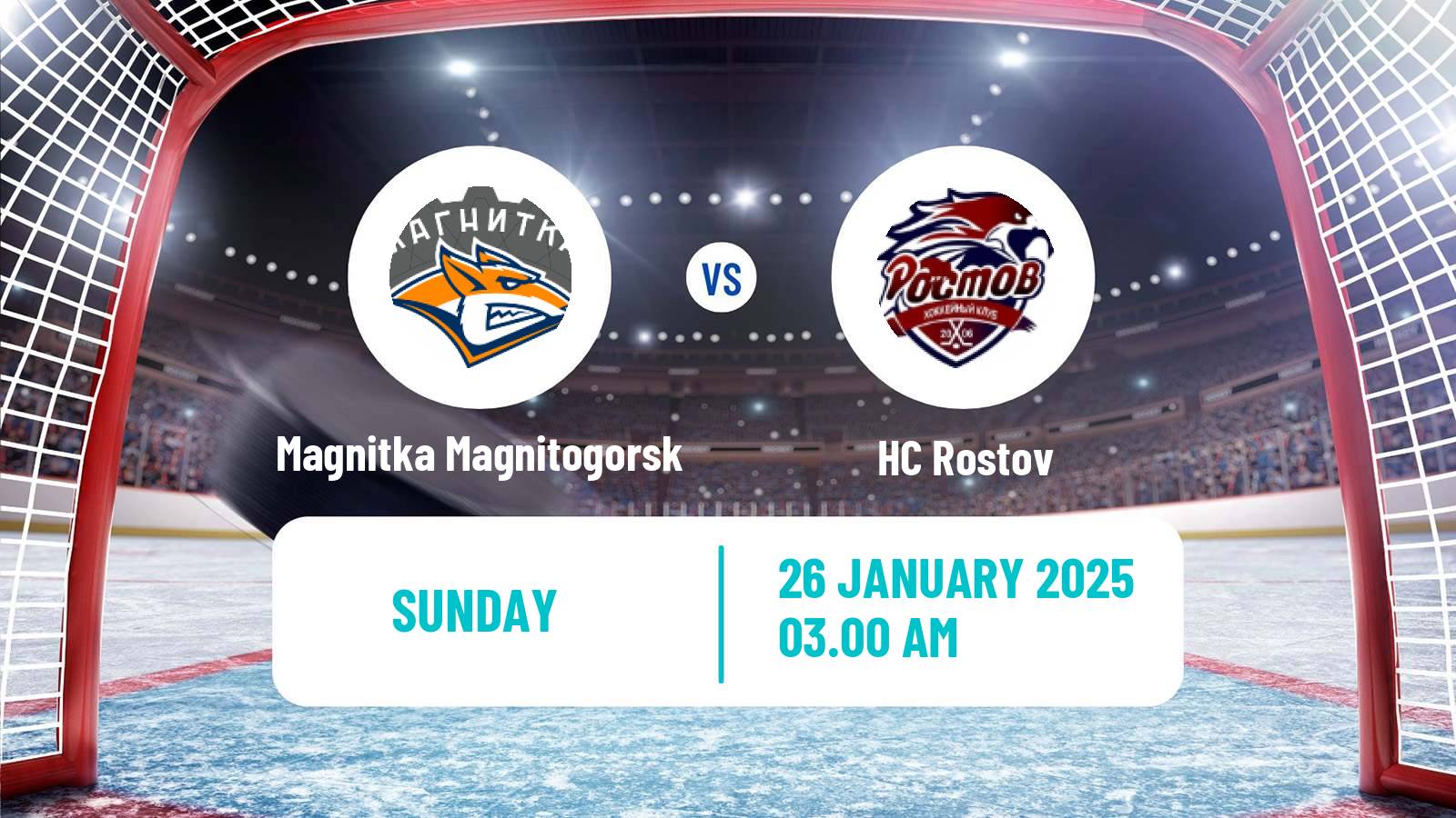 Hockey VHL Magnitka Magnitogorsk - Rostov