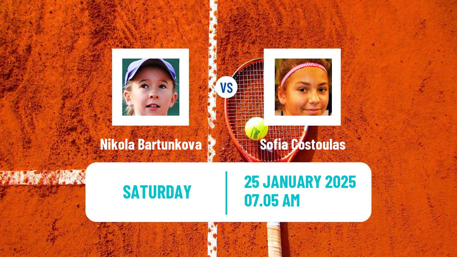 Tennis ITF W35 Sunderland Women Nikola Bartunkova - Sofia Costoulas