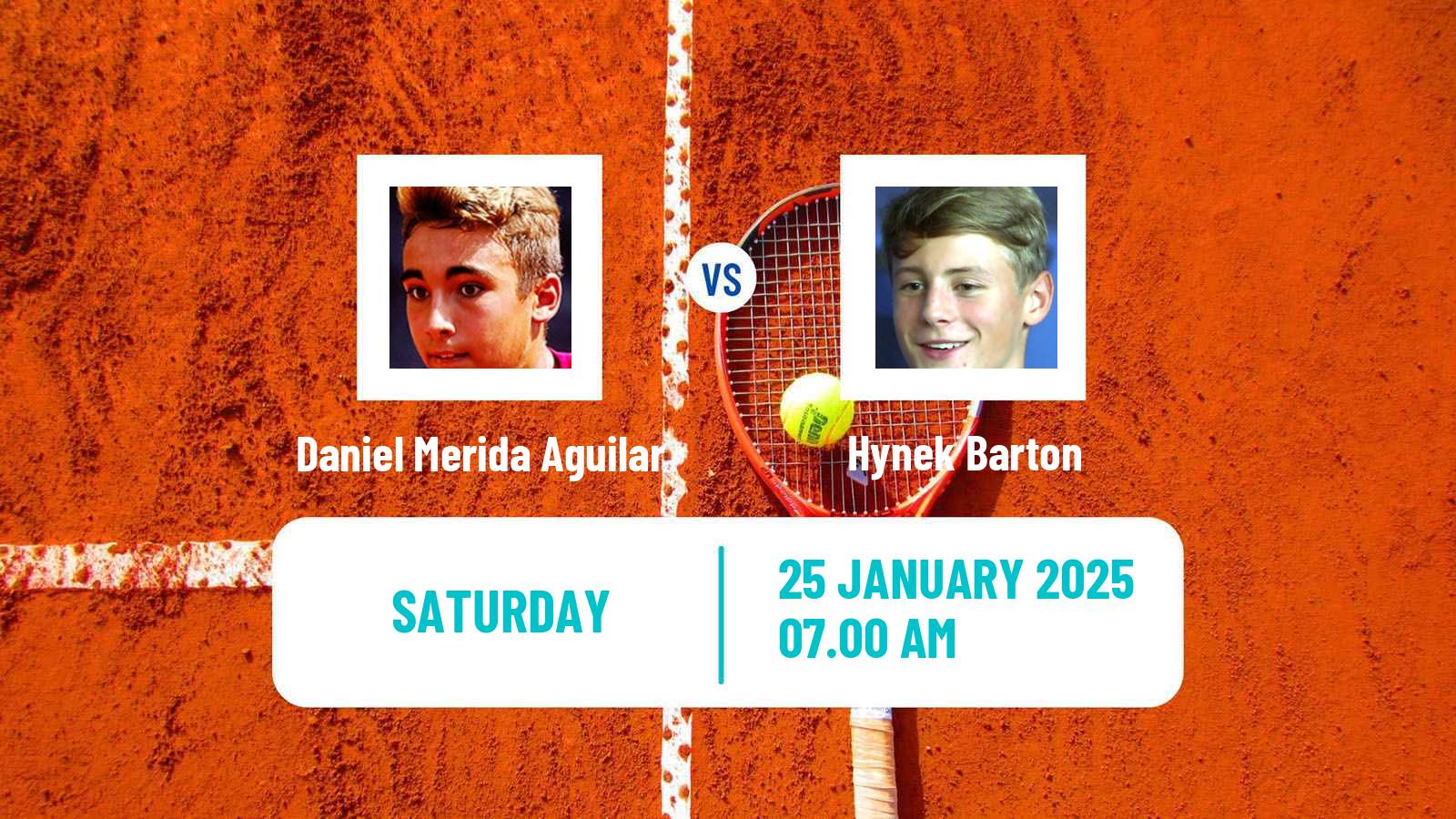 Tennis ITF M25 Doha Men Daniel Merida Aguilar - Hynek Barton