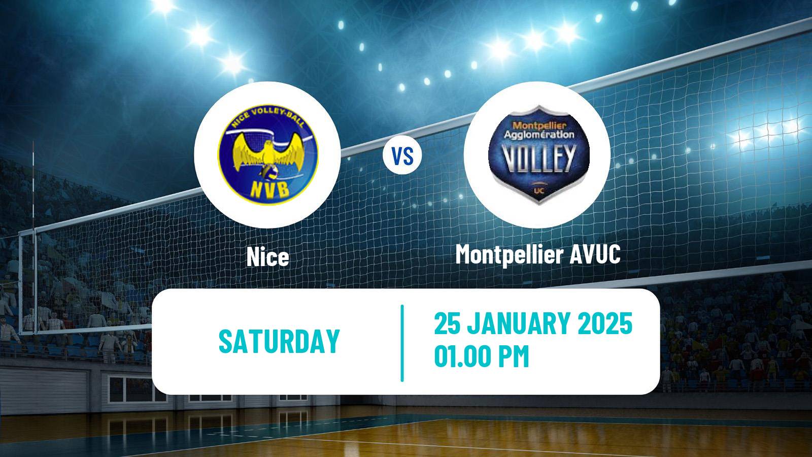 Volleyball French Ligue A Volleyball Nice - Montpellier AVUC