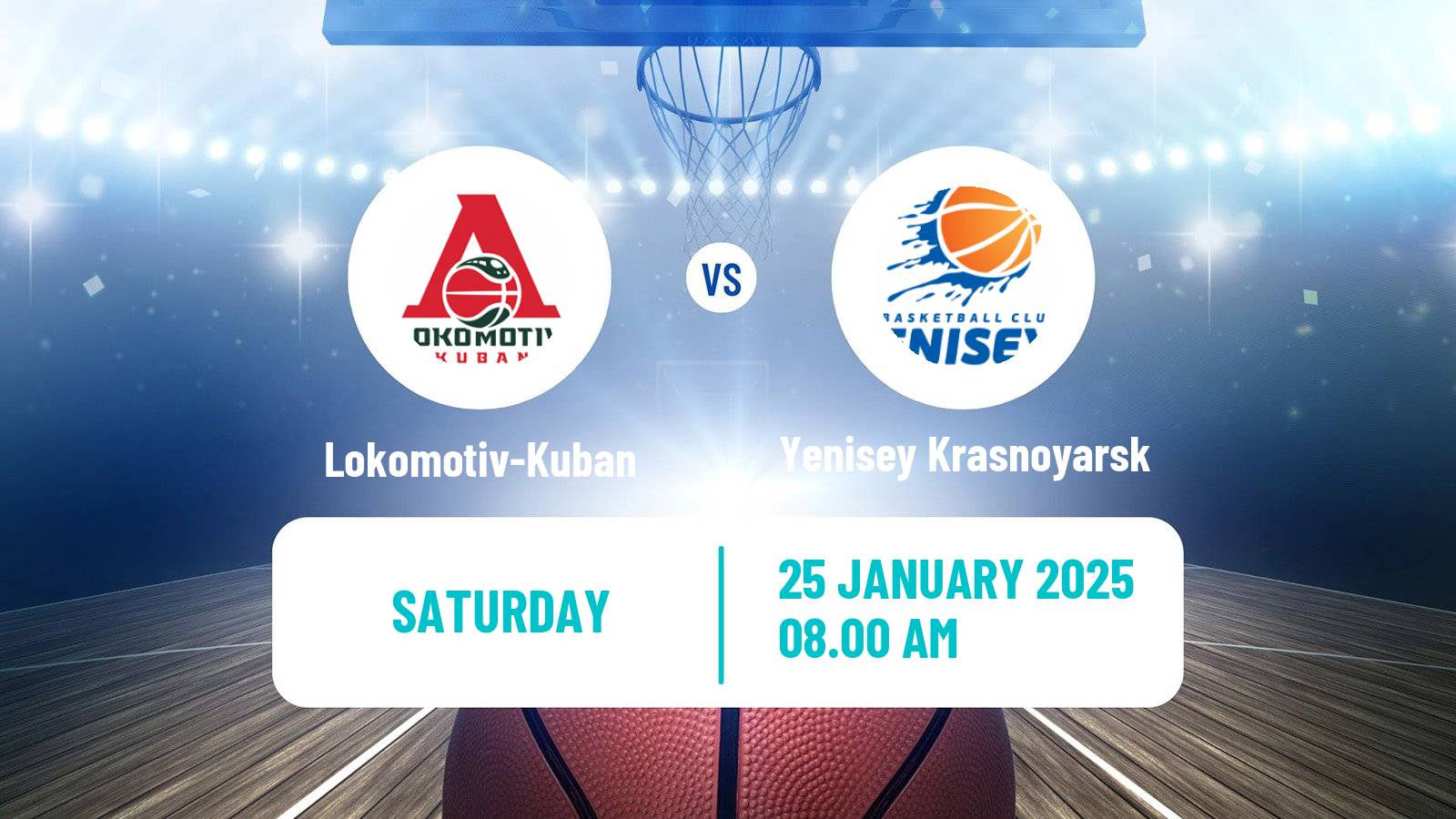 Basketball VTB United League Lokomotiv-Kuban - Yenisey Krasnoyarsk