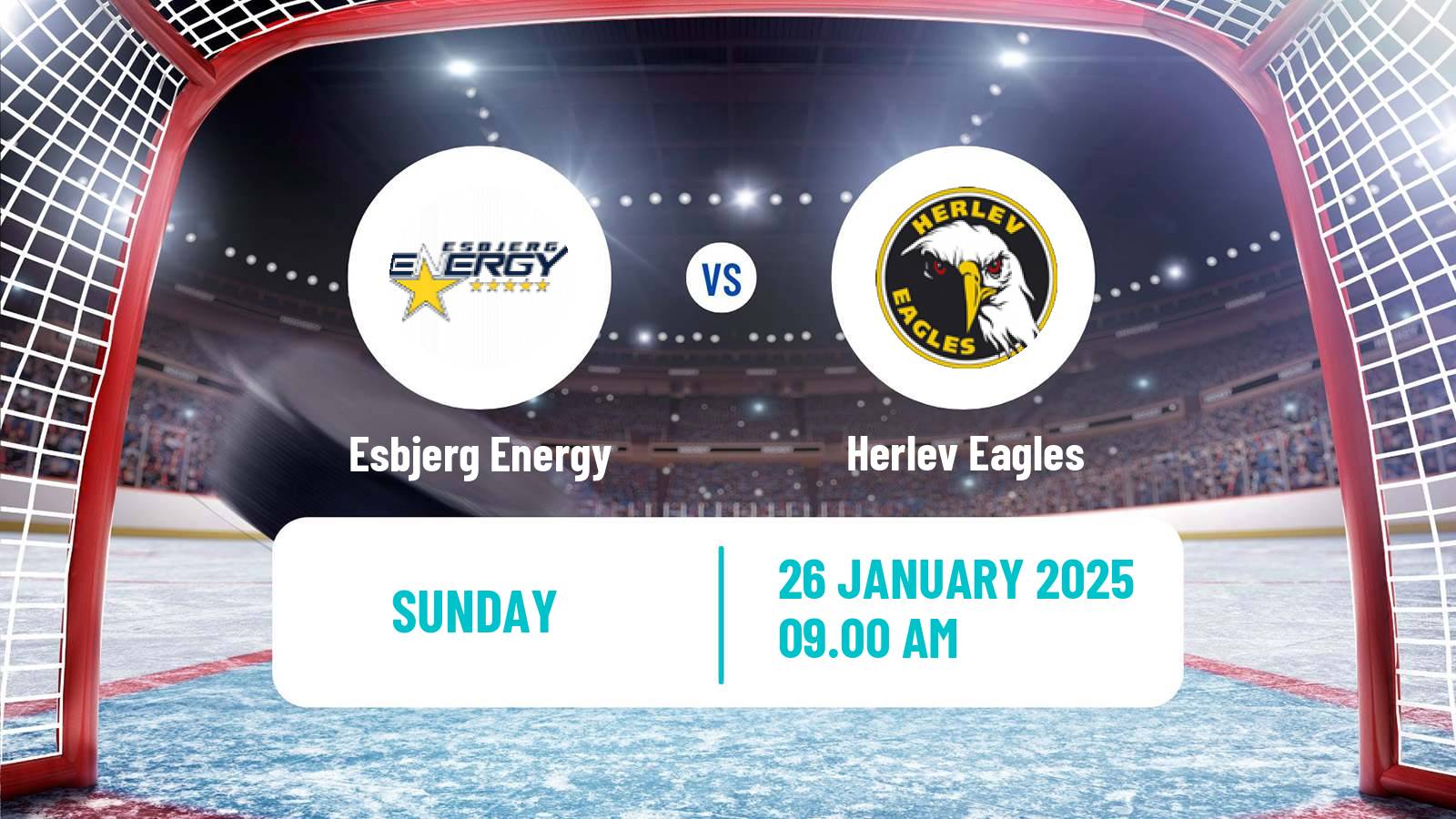 Hockey Danish Ishockey Ligaen Esbjerg Energy - Herlev Eagles