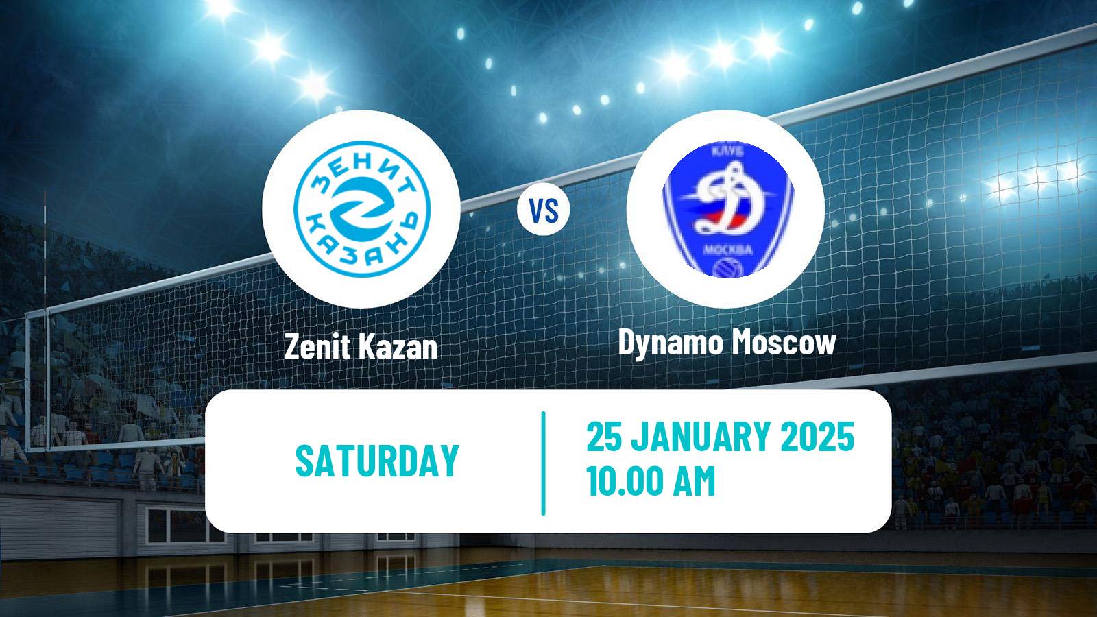 Volleyball Russian Super League Volleyball Zenit Kazan - Dynamo Moscow