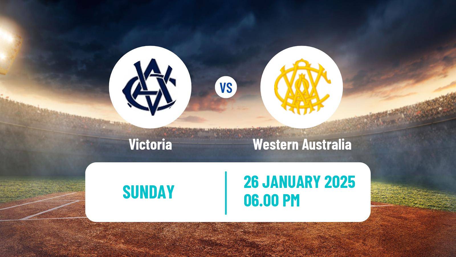 Cricket Australian National League Cricket Women Victoria - Western Australia