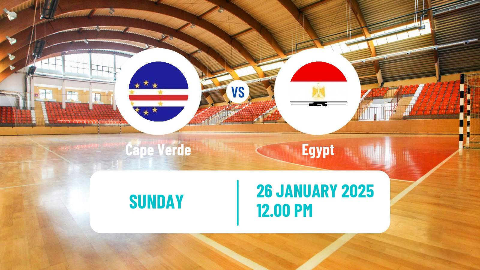 Handball Handball World Championship Cape Verde - Egypt