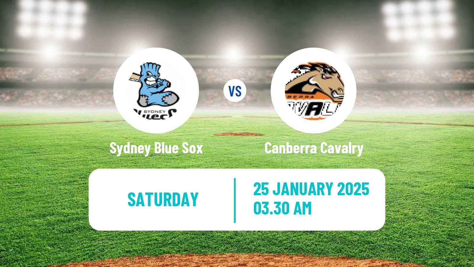 Baseball Australian ABL Sydney Blue Sox - Canberra Cavalry