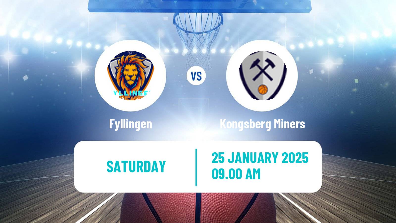 Basketball Norwegian BLNO Fyllingen - Kongsberg Miners