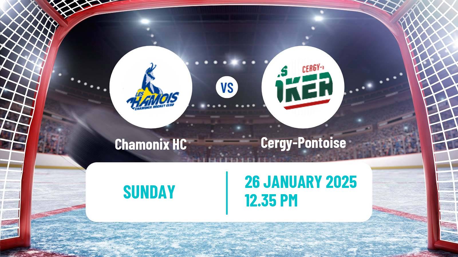 Hockey French Ligue Magnus Chamonix - Cergy-Pontoise