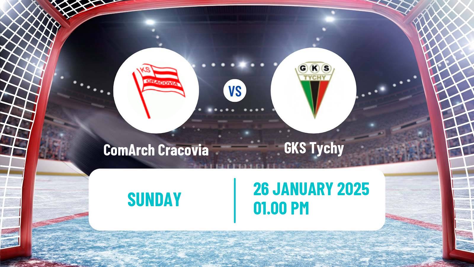 Hockey Polska Liga Hokejowa ComArch Cracovia - GKS Tychy