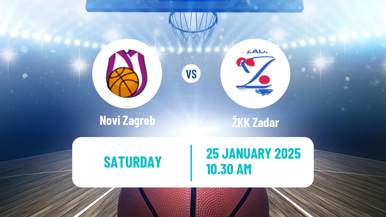 Basketball Croatian Premijer Liga Basketball Women Novi Zagreb - Zadar