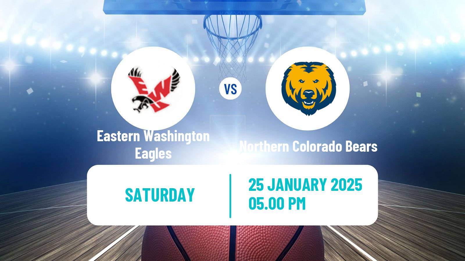 Basketball NCAA College Basketball Eastern Washington Eagles - Northern Colorado Bears