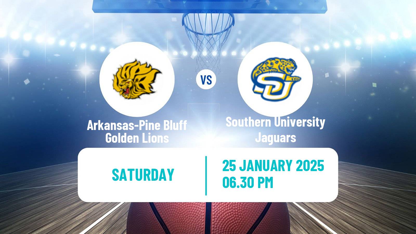 Basketball NCAA College Basketball Arkansas-Pine Bluff Golden Lions - Southern University Jaguars