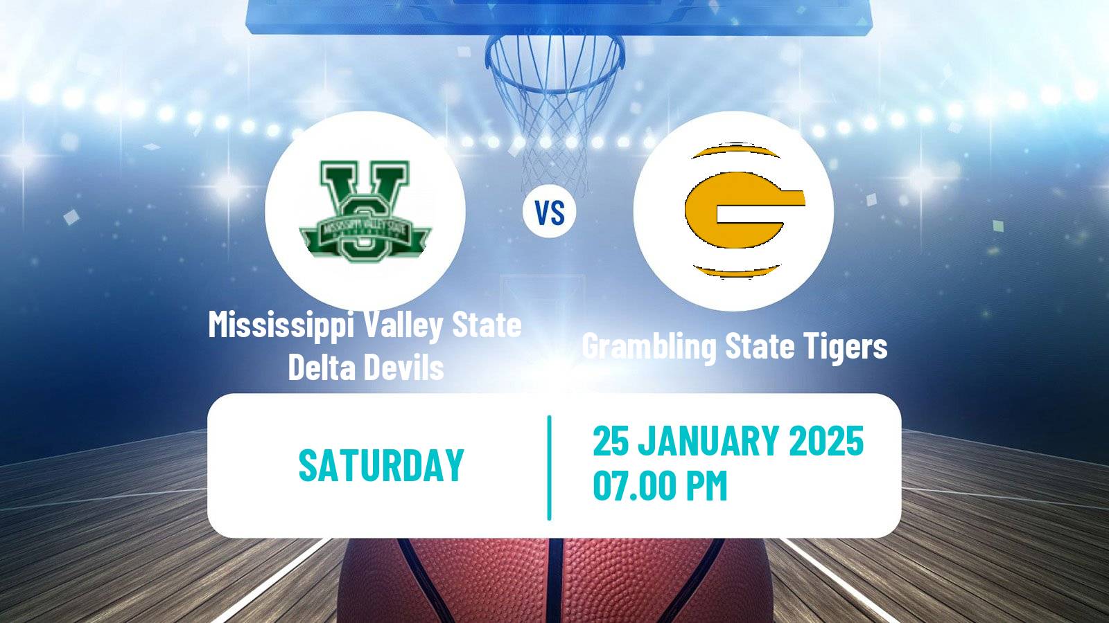 Basketball NCAA College Basketball Mississippi Valley State Delta Devils - Grambling State Tigers