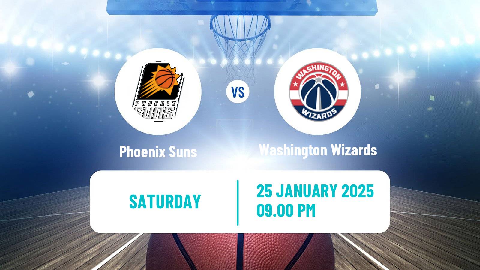 Basketball NBA Phoenix Suns - Washington Wizards