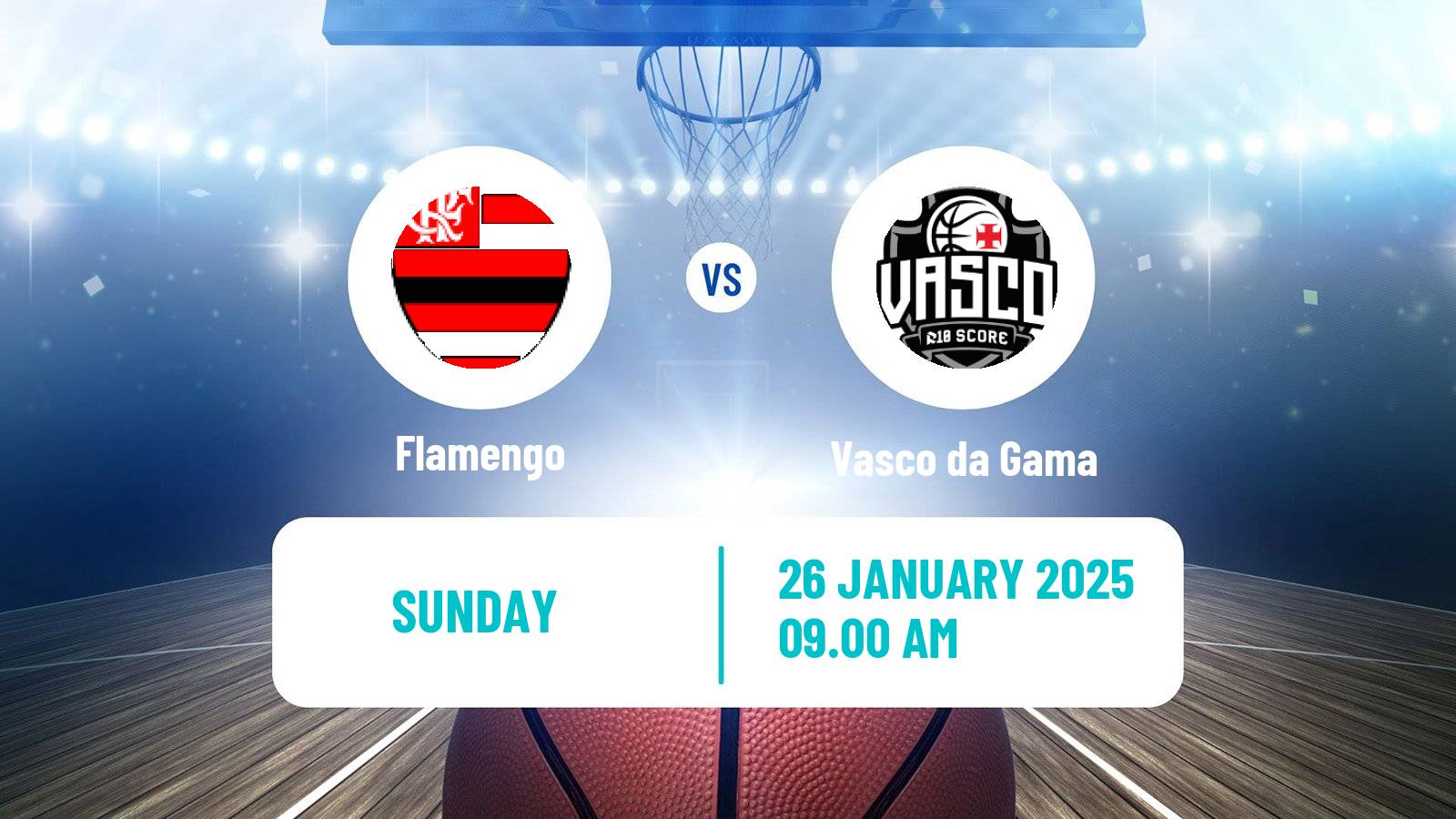 Basketball Brazilian Super 8 Basketball Flamengo - Vasco da Gama