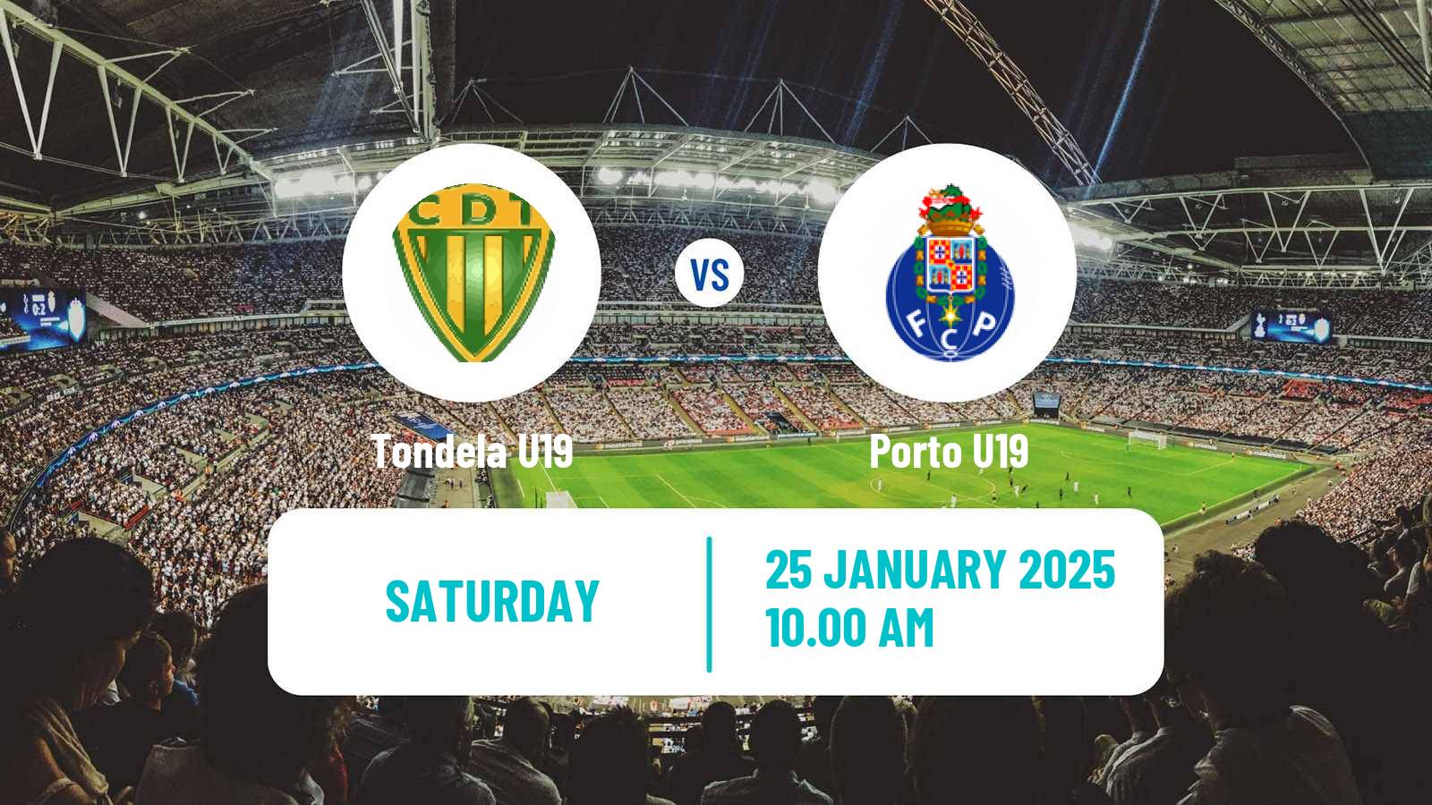 Soccer Portuguese Campeonato Nacional U19 Tondela U19 - Porto U19