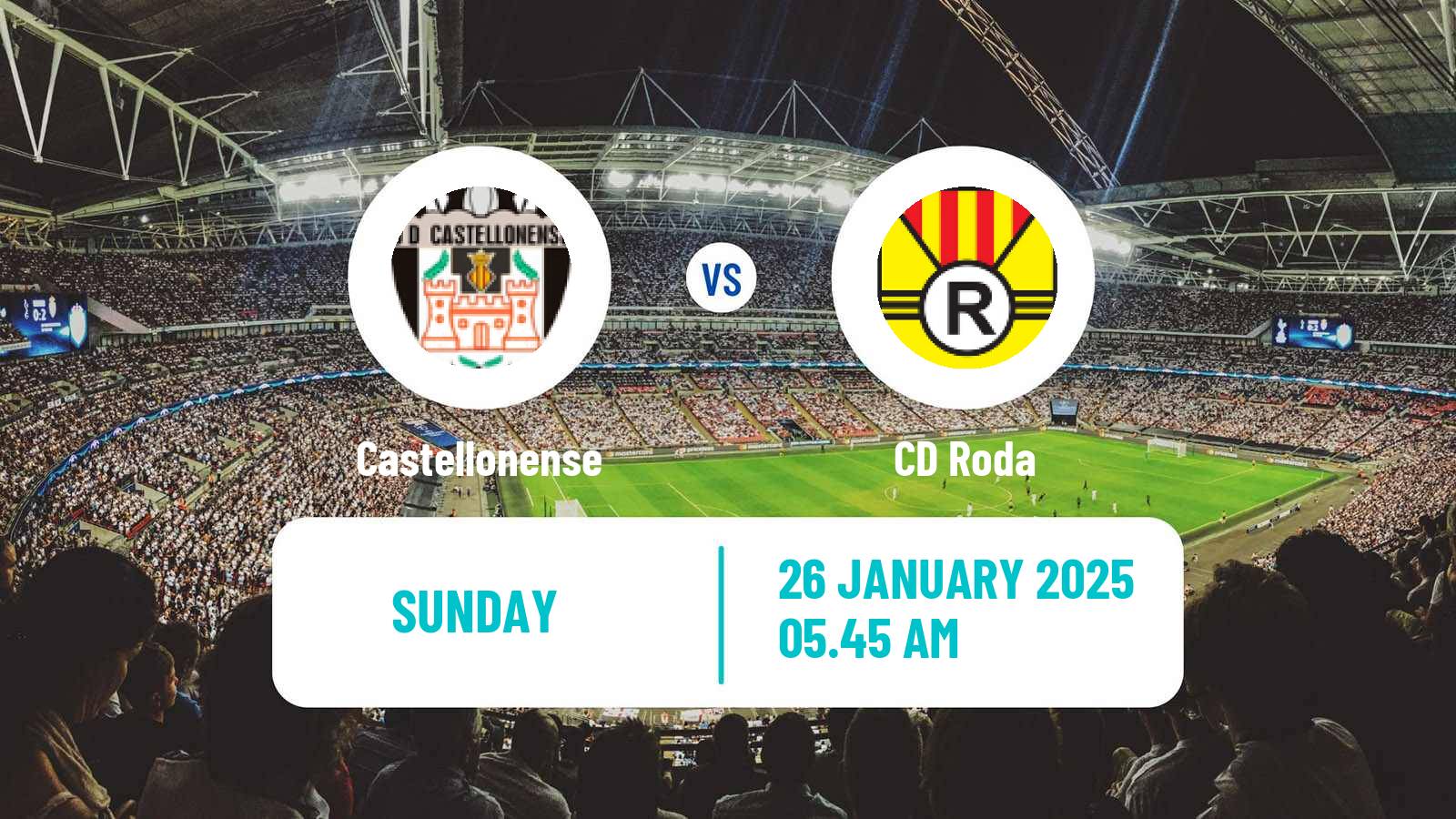 Soccer Spanish Tercera RFEF - Group 6 Castellonense - Roda